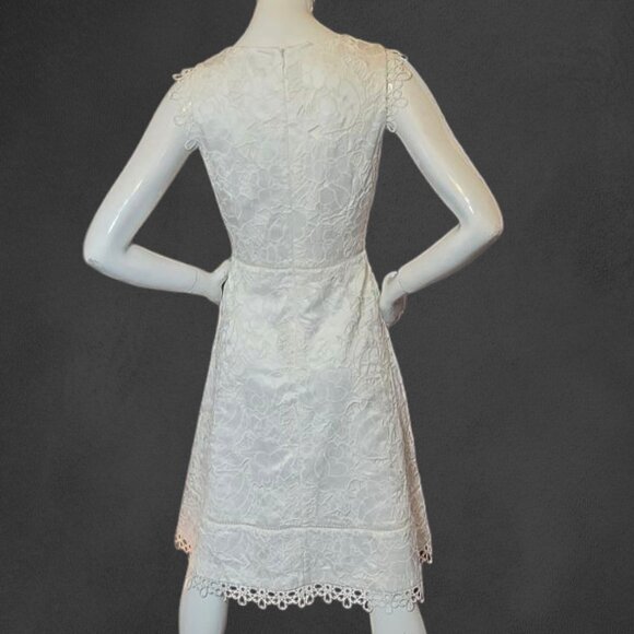 ANTONIO MELANI Lace Dress sz 8 Easter Spring Wedding Shower - Picture 4 of 9
